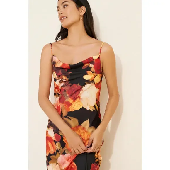 Anthropologie x Resa - Floral Print Maxi Dress with Spaghetti Straps, Size M - Picture 2 of 13